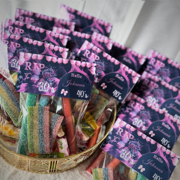 Sachet de bonbons sur mesure