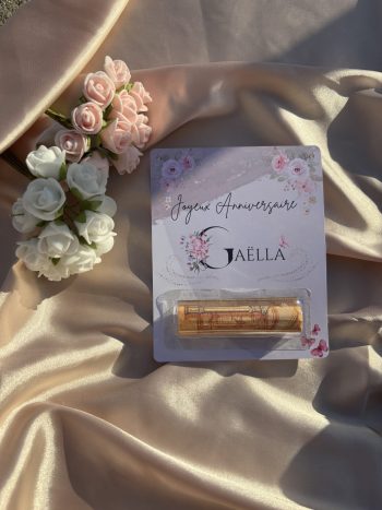 Carte Personnalisée avec Encoche pour Billet